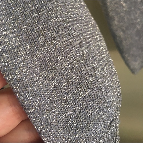 Nasty Gal | Oversized Taupe Glitter Sweater - Picture 6 of 6